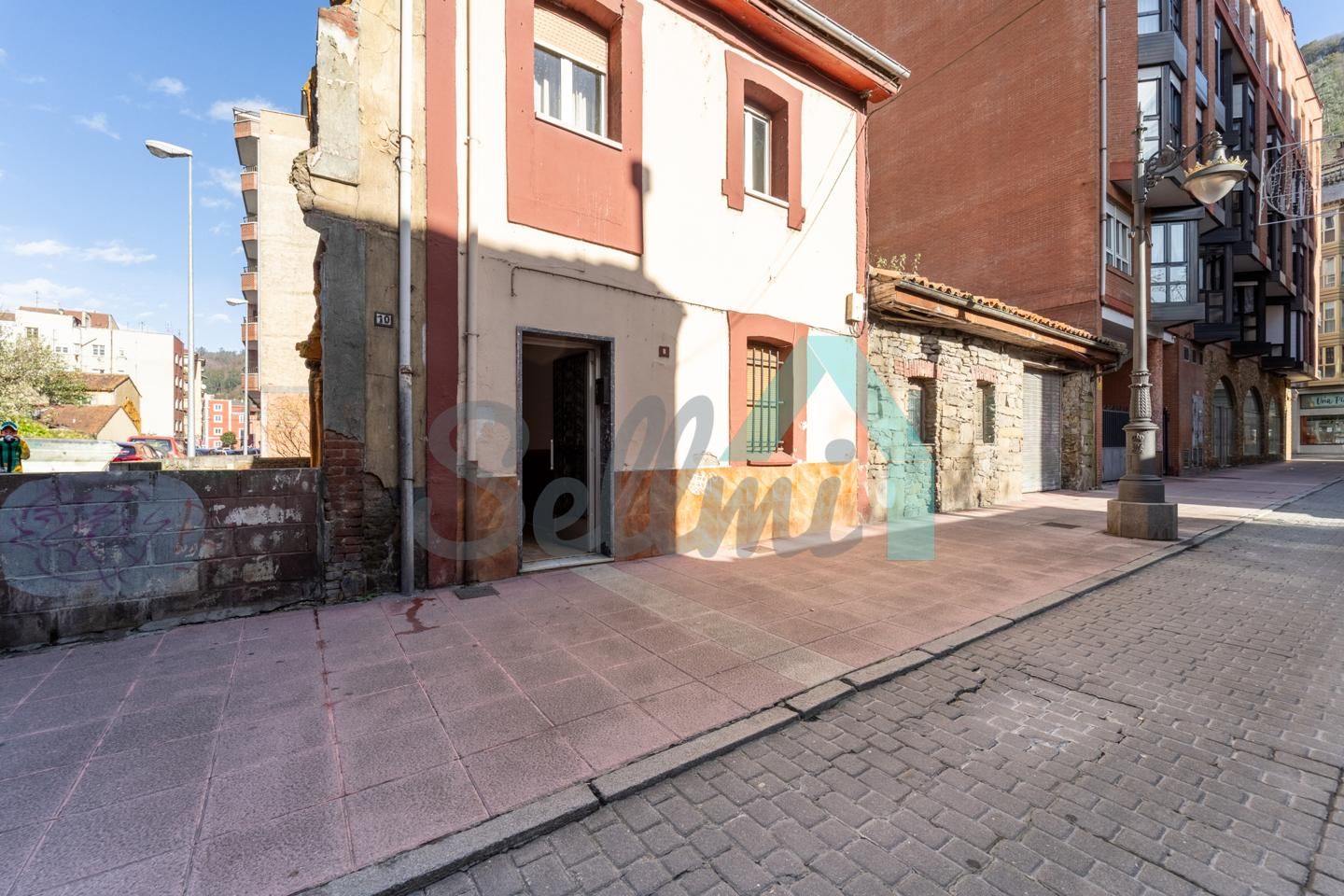 Exterior view of Single-family semi-detached for sale in Mieres (Asturias)  with Heating