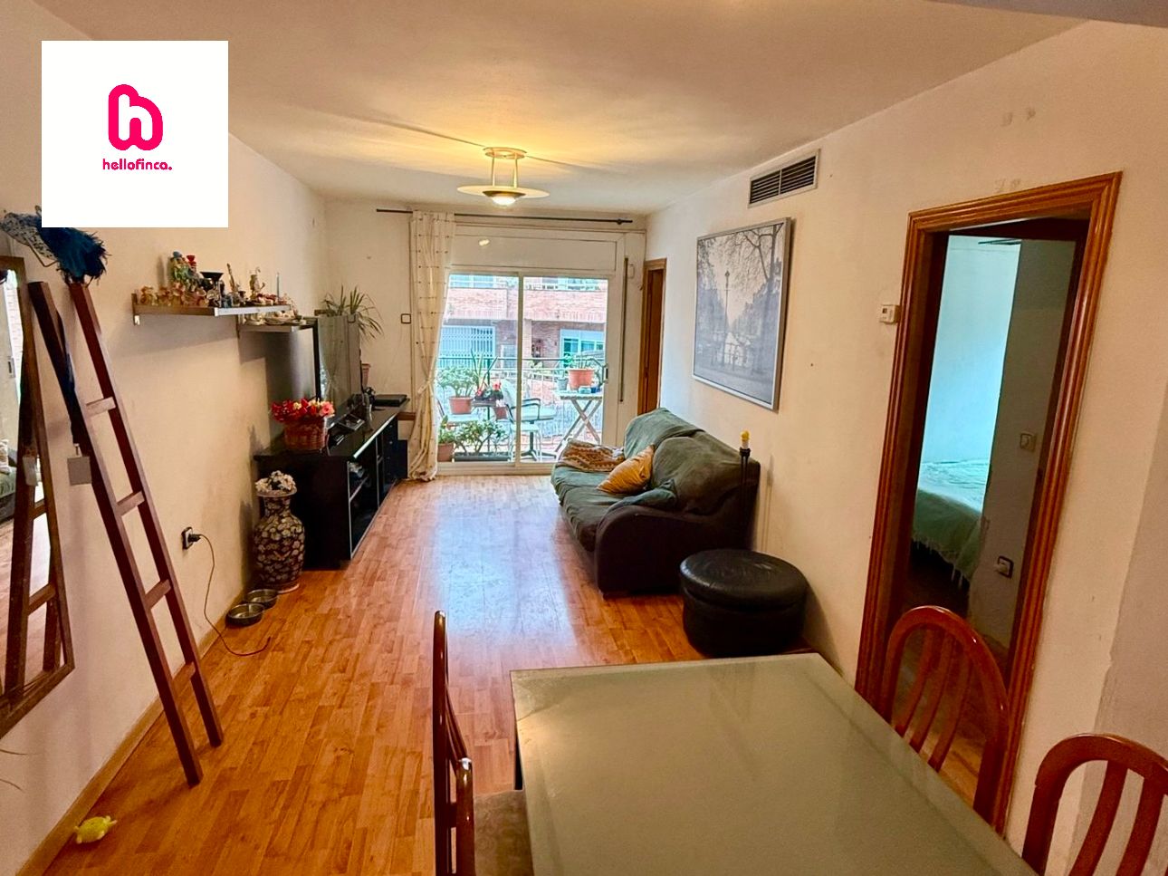Sala d'estar de Àtic en venda en  Barcelona Capital amb Aire condicionat, Calefacció i Parquet