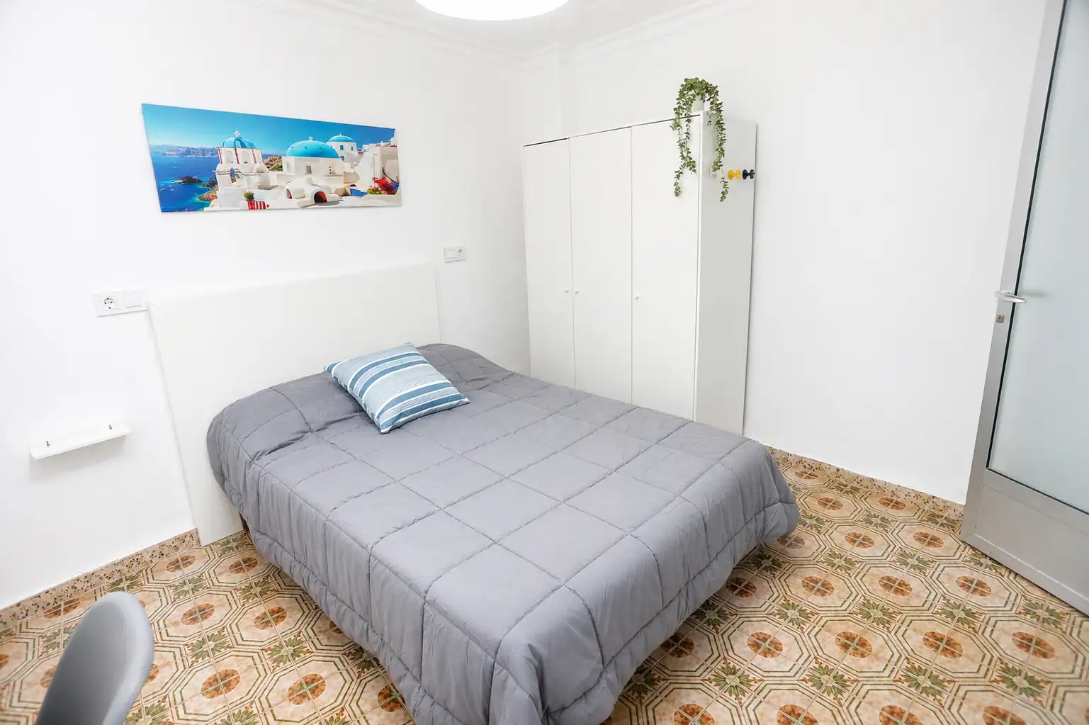Dormitori de Casa o xalet per a compartir en Murcia amb Aire condicionat, Calefacció i Moblat