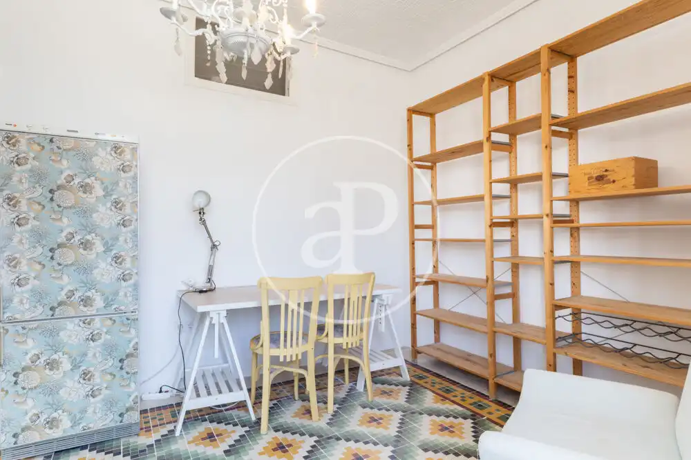 Bedroom of Flat for rent in Valencia  with Air Conditioner, Heating and Furnished