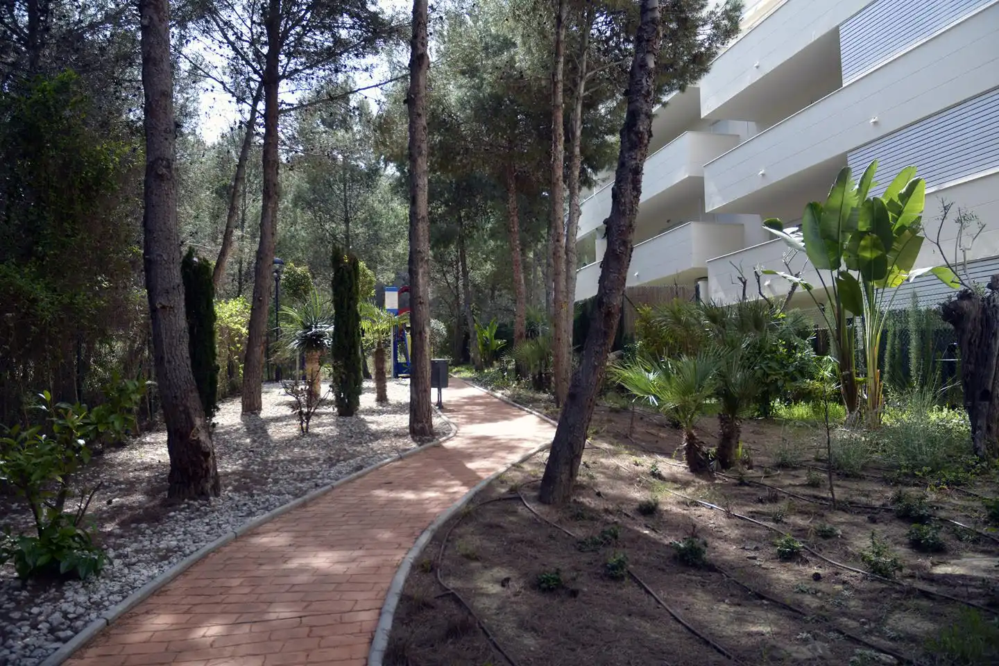 Jardín de Piso de alquiler en Málaga con Terraza, Amueblado y Piscina comunitaria
