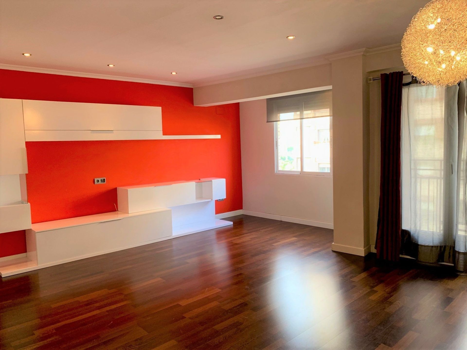 Living room of Flat to rent in  Valencia Capital  with Air Conditioner and Heating