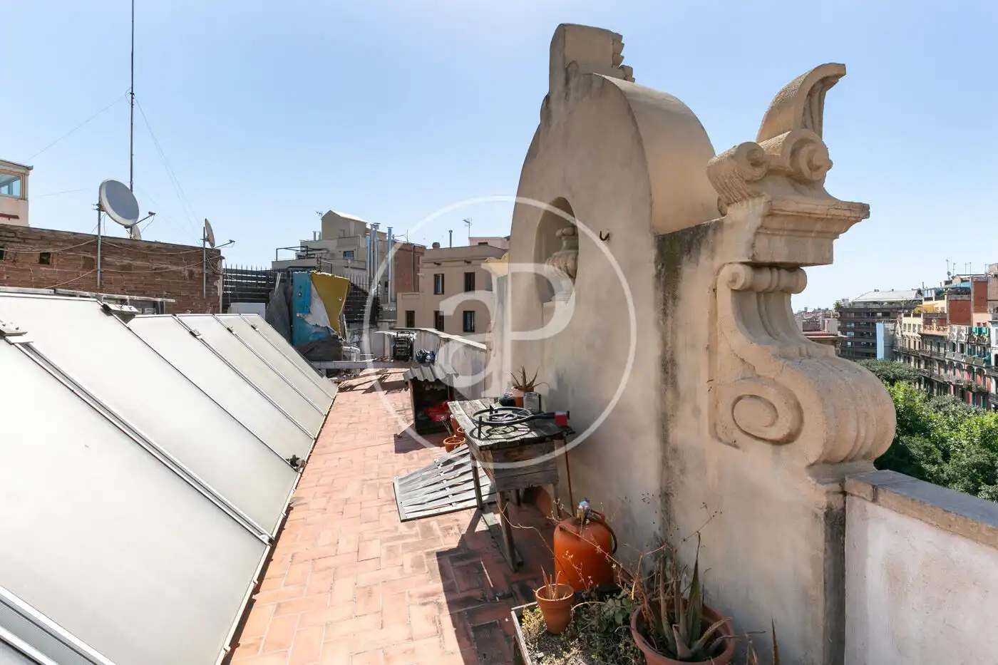 Terrasse von Dachboden zum Verkauf in Barcelona mit Klimaanlage, Heizung und Terrasse