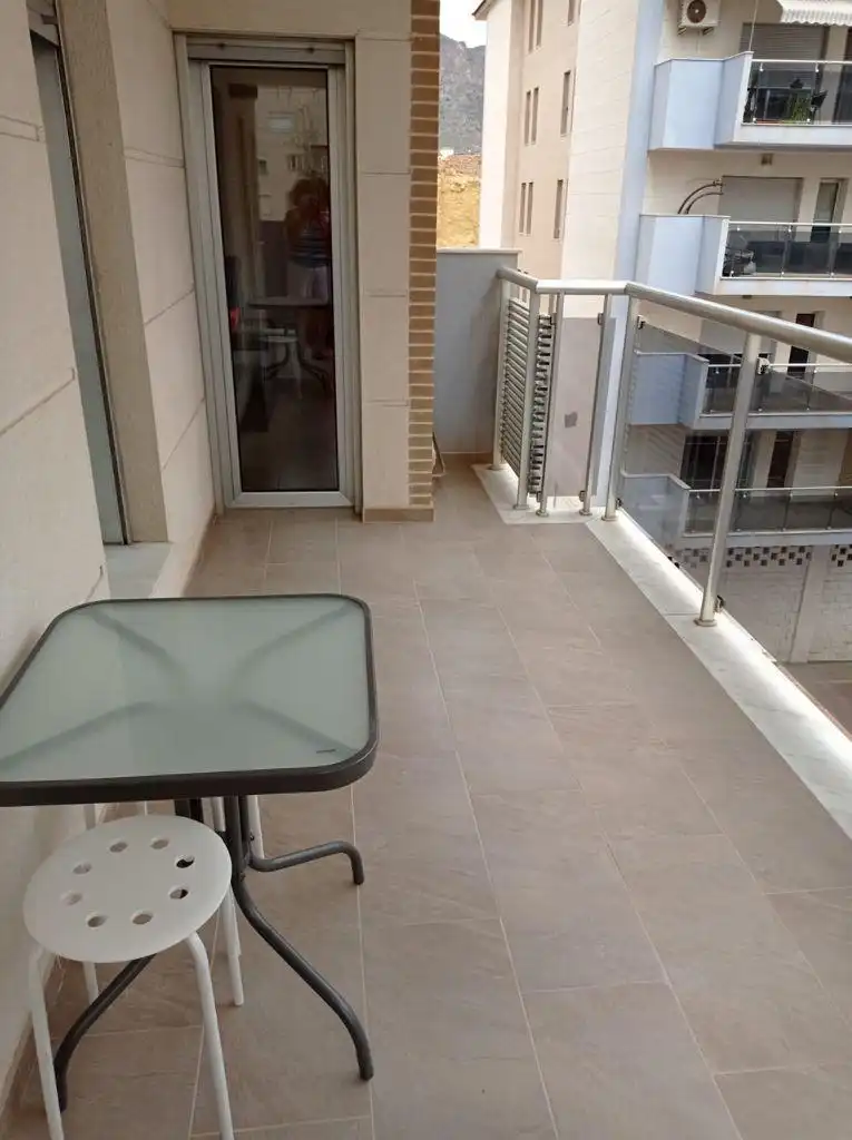 Terrace of Flat for rent in Roquetas de Mar  with Heating, Terrace and Furnished