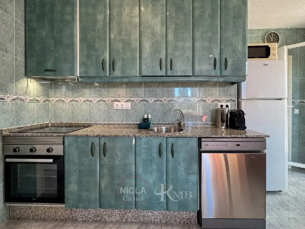Cocina de Apartamento en venta en Vera con Aire acondicionado, Jardín privado y Terraza