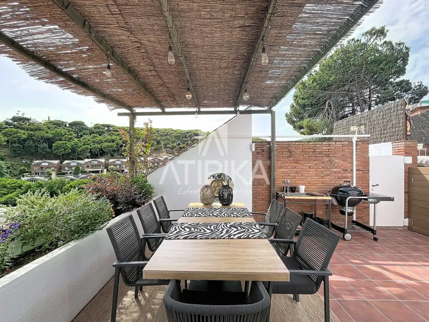 Terraza de Casa o chalet en venta en Sant Andreu de Llavaneres con Terraza, Piscina y Horno