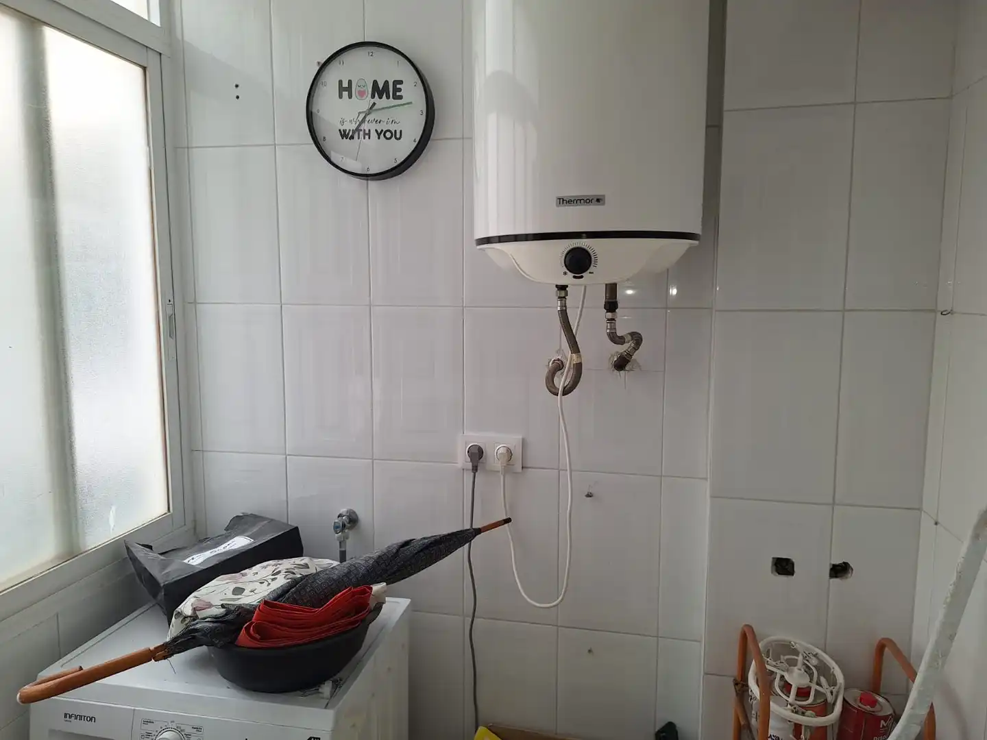Baño de Piso de alquiler en San Vicente del Raspeig / Sant Vicent del Raspeig con Aire acondicionado, Amueblado y Horno
