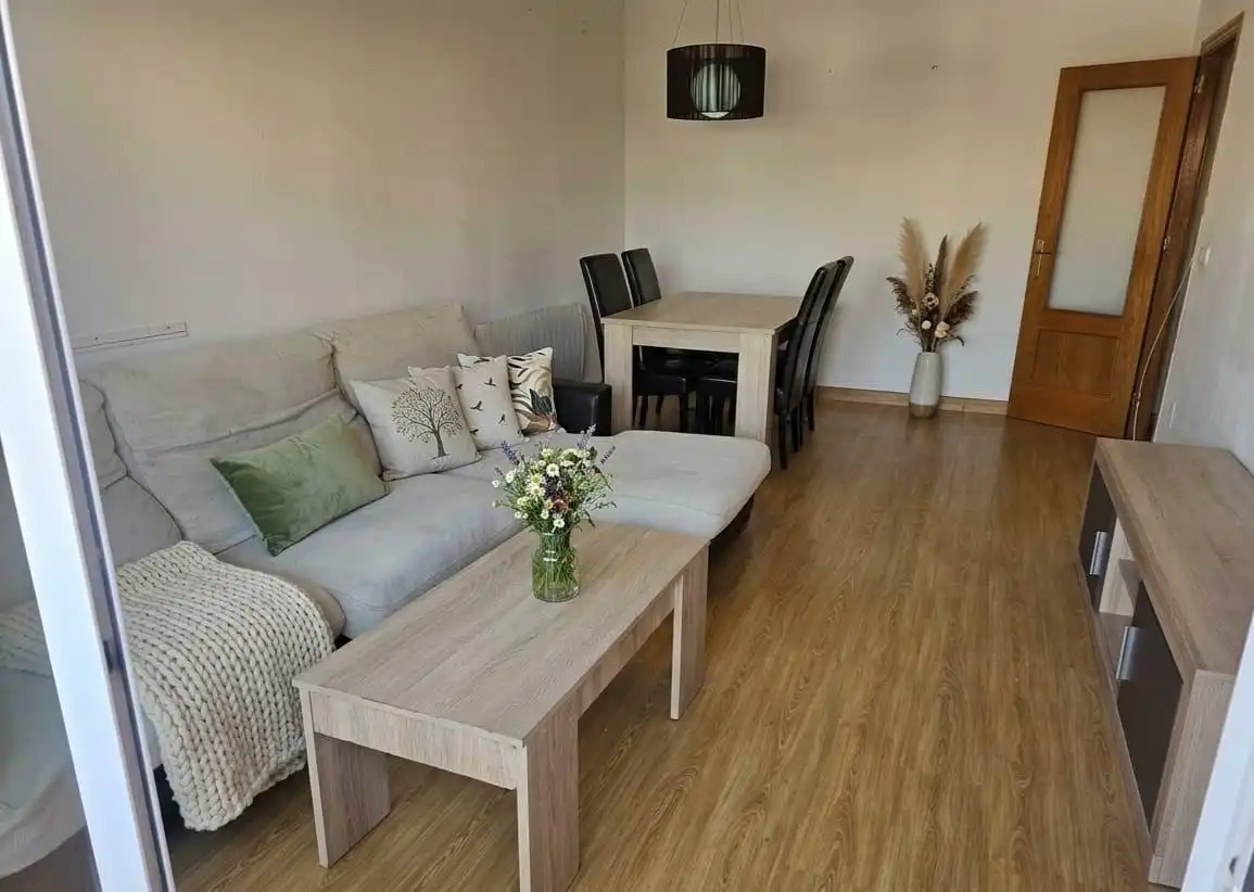 Sala de estar de Piso en venta en  Murcia Capital con Terraza