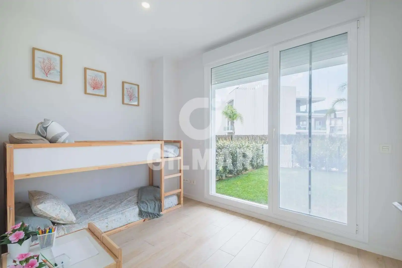 Schlafzimmer von Wohnung zur Miete in Chipiona mit Klimaanlage, Privatgarten und Möbliert