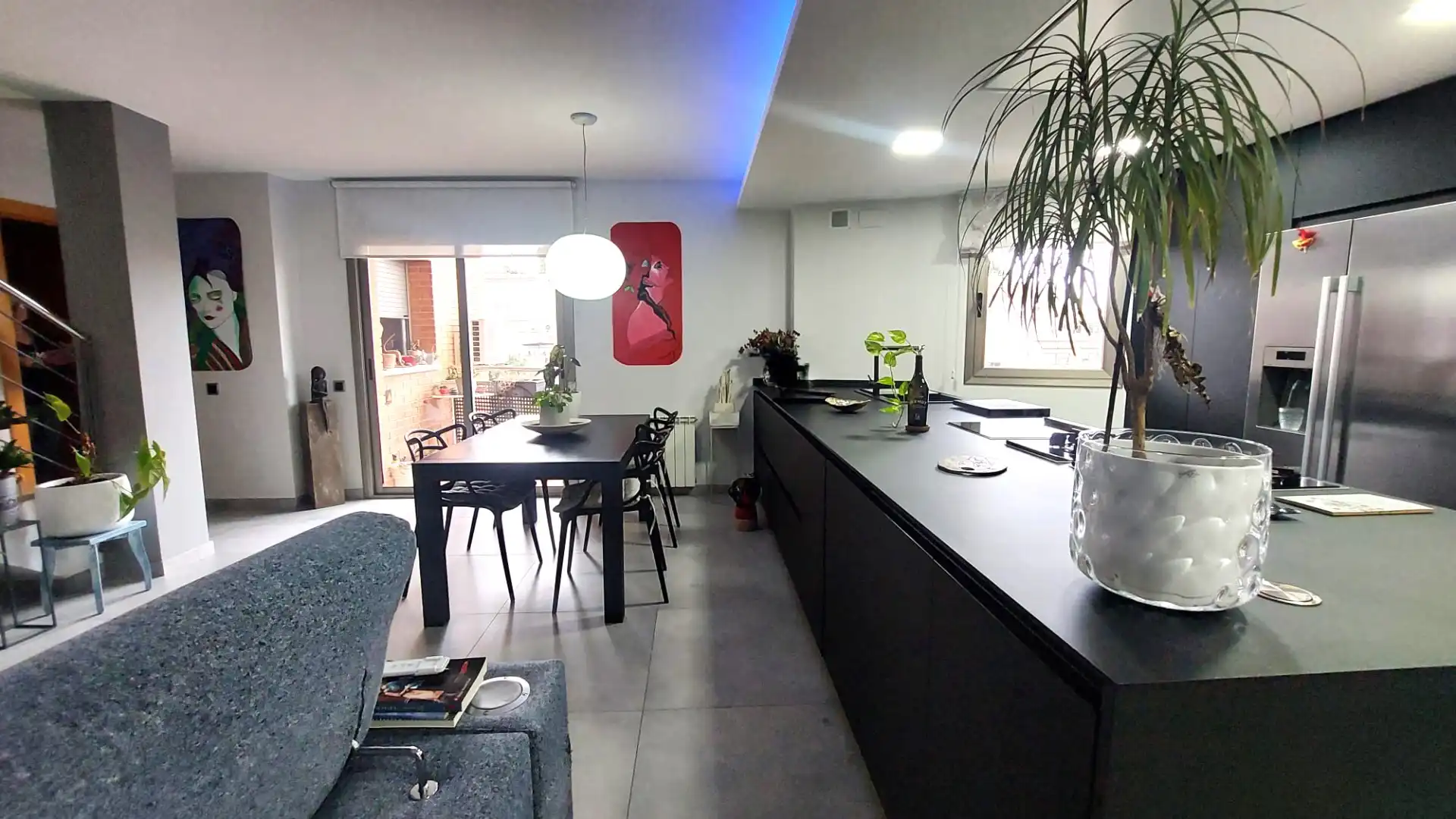 Cocina de Dúplex en venta en Manresa con Calefacción, Parquet y Terraza