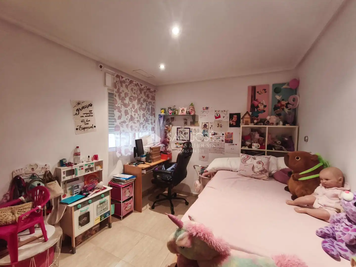 Bedroom of Flat for sale in Aspe  with Air Conditioner, Heating and Balcony