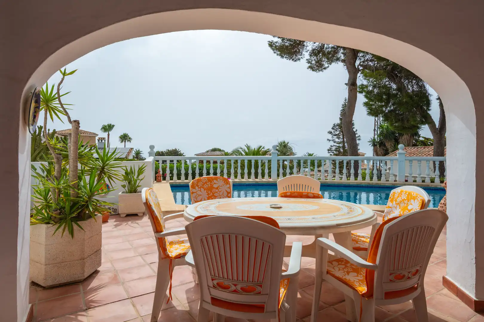 Terraza de Casa o chalet en venta en Jávea / Xàbia con Jardín privado, Terraza y Piscina