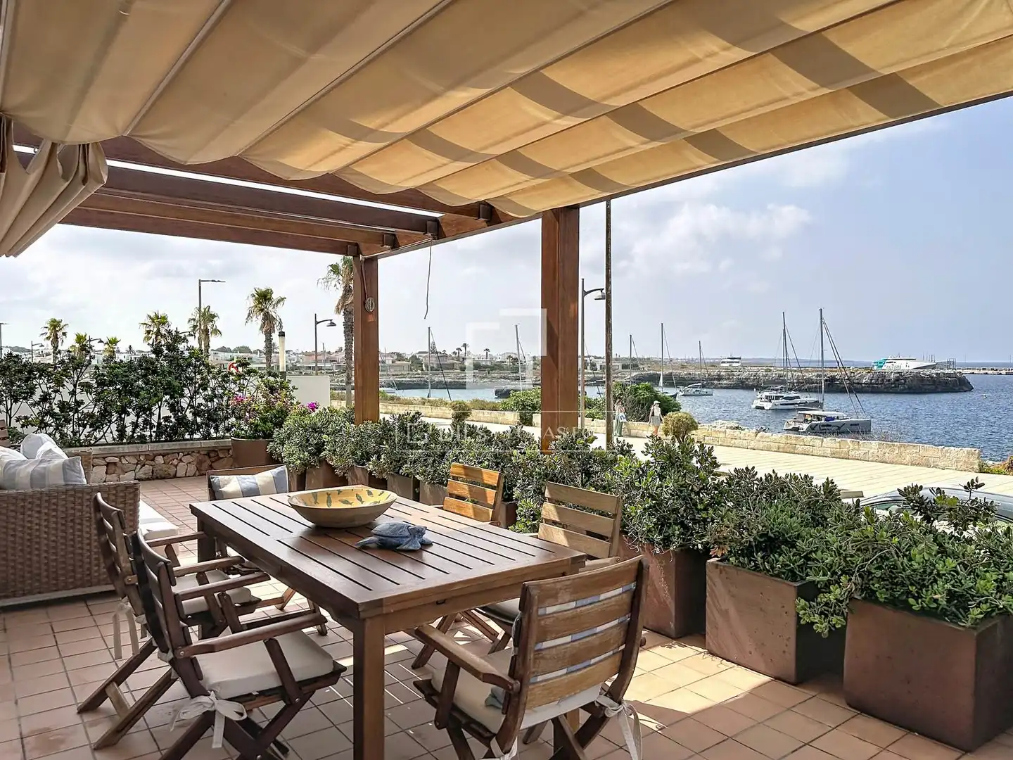 Terrasse von Wohnung zur Miete in Ciutadella de Menorca mit Klimaanlage, Heizung und Privatgarten