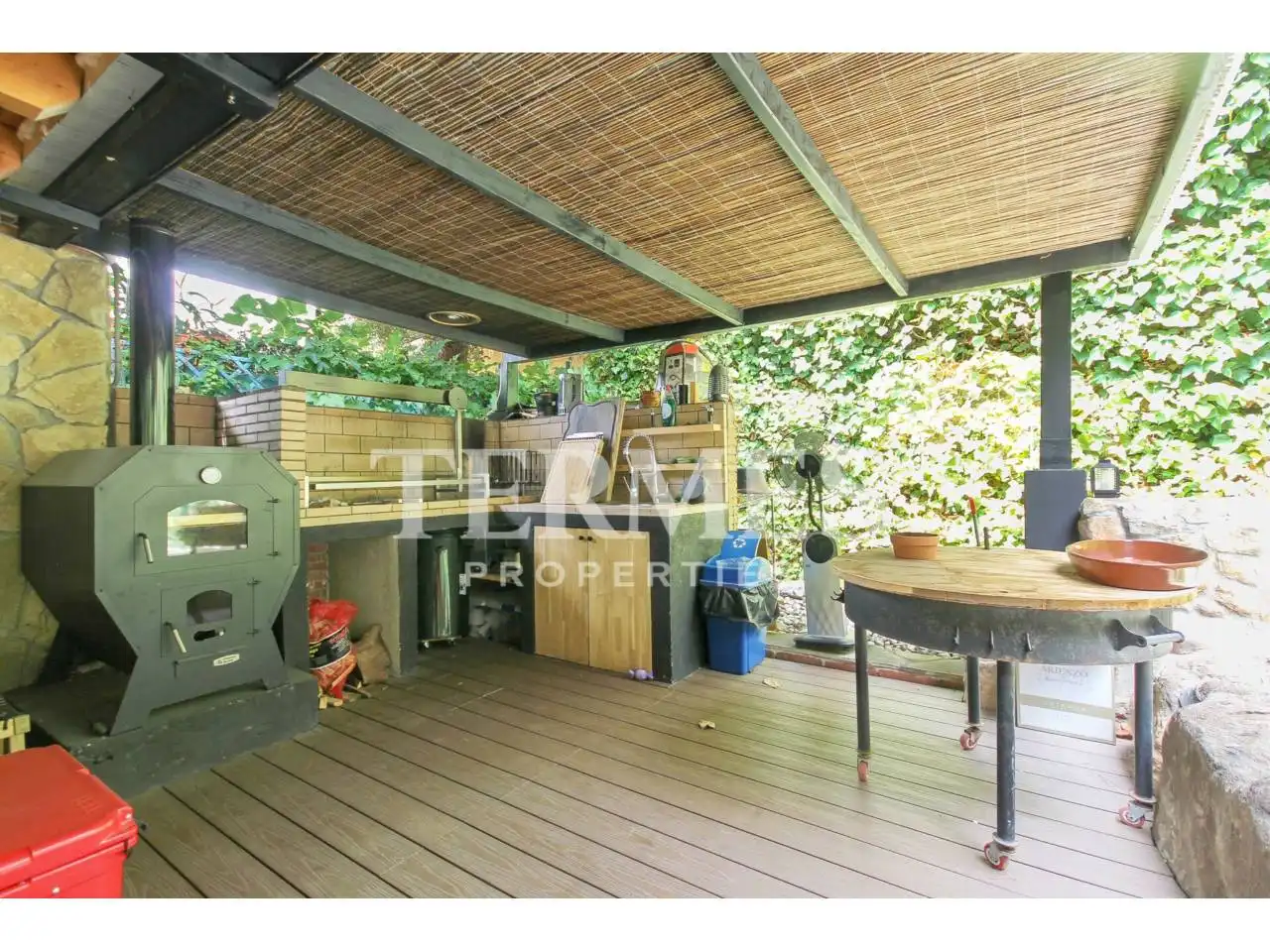Garten von Haus oder Chalet zur Miete in Castelldefels mit Klimaanlage, Privatgarten und Terrasse