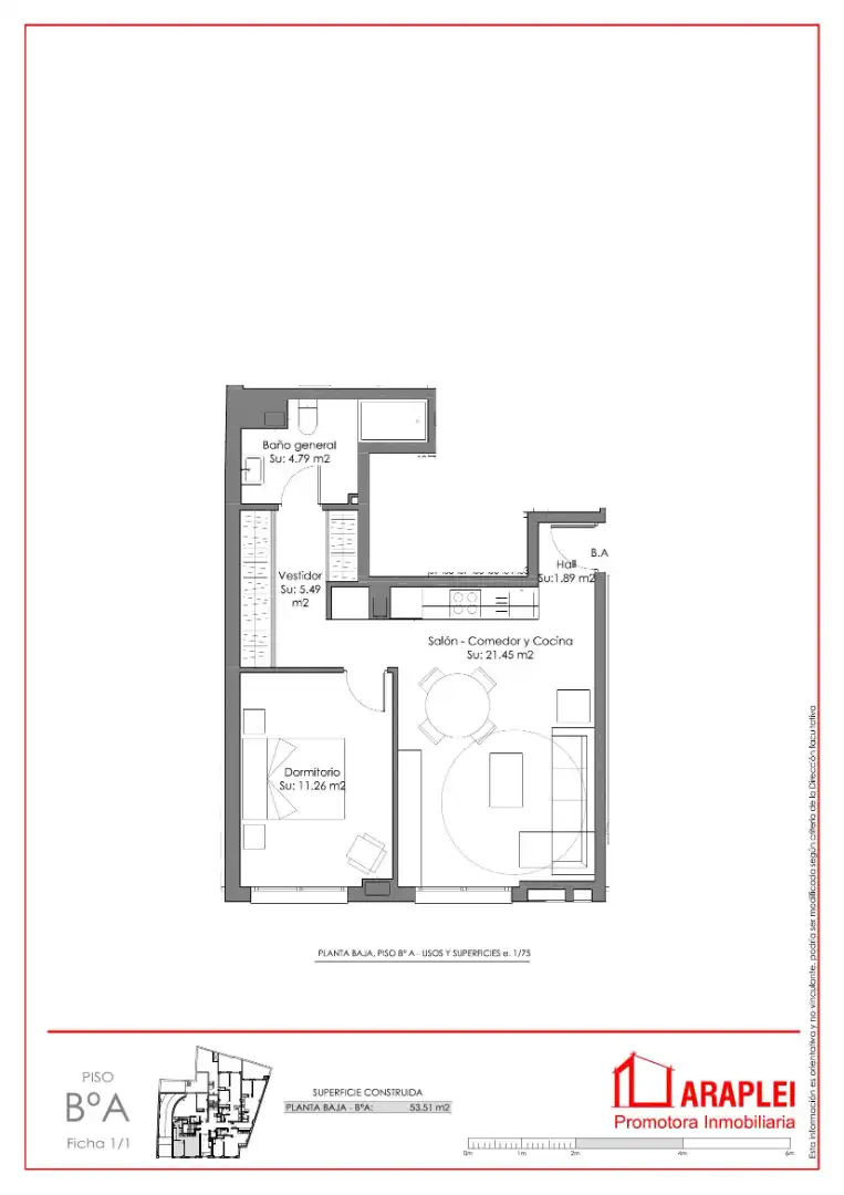 Flat with terrace for sale in Calle de Terreros