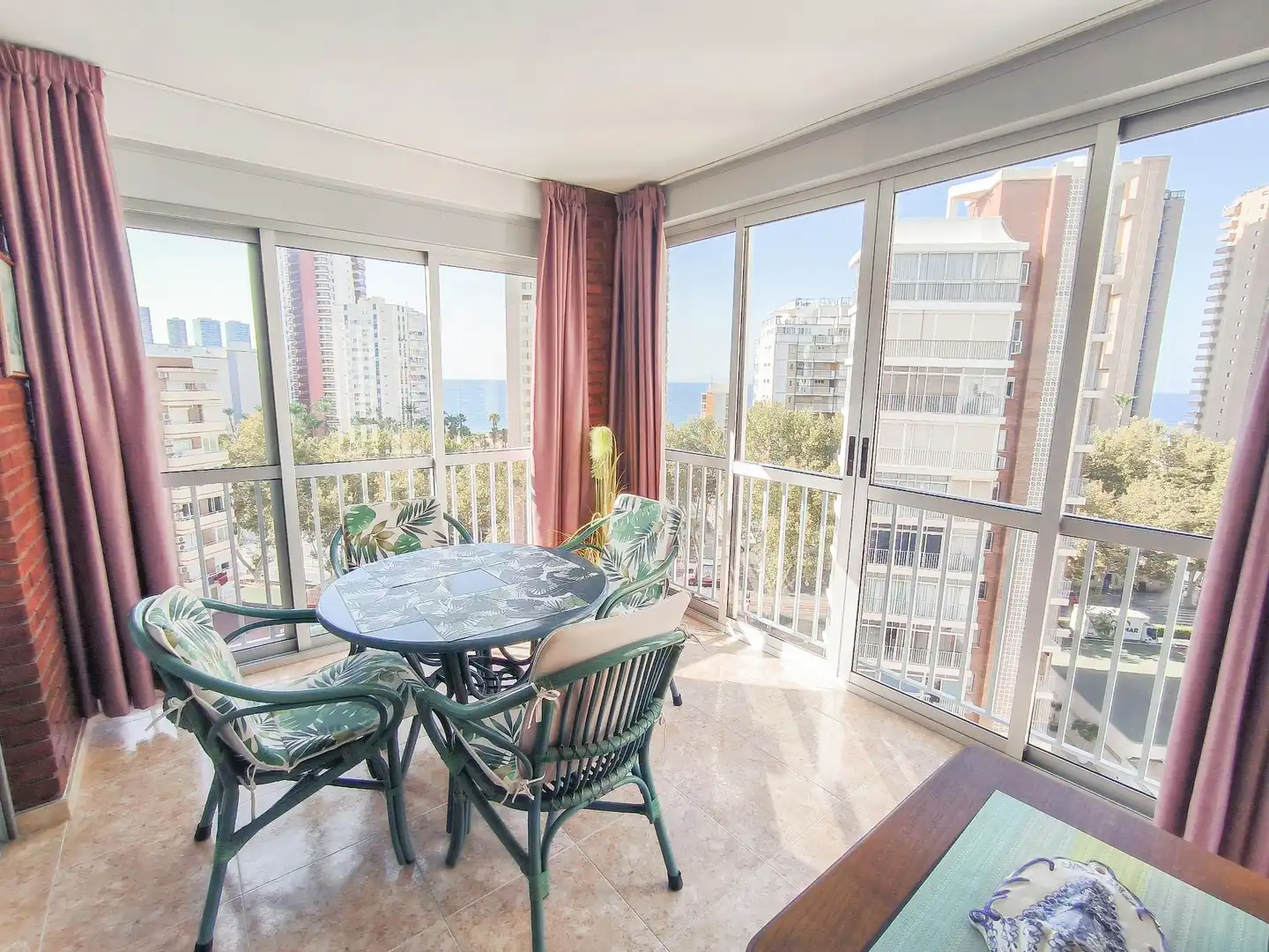 Terrasse von Wohnung zum Verkauf in Benidorm mit Klimaanlage, Parkett und Terrasse