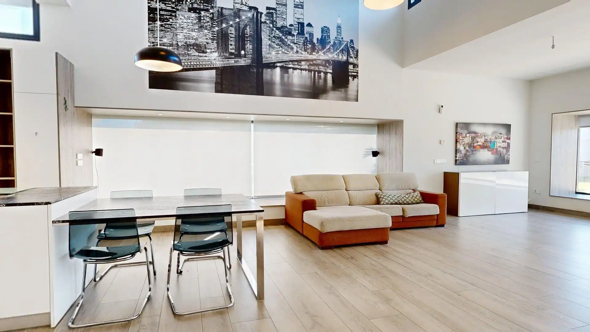 Sala de estar de Casa o chalet en venta en Zaragoza con Aire acondicionado, Calefacción y Jardín privado