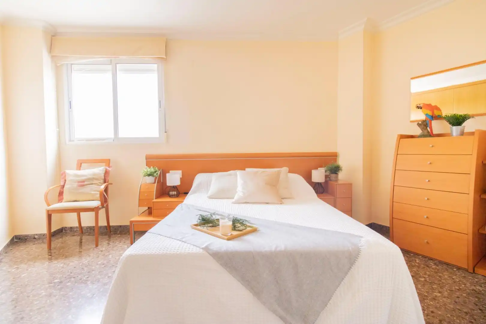 Bedroom of Flat for sale in Albuixech  with Air Conditioner, Heating and Balcony