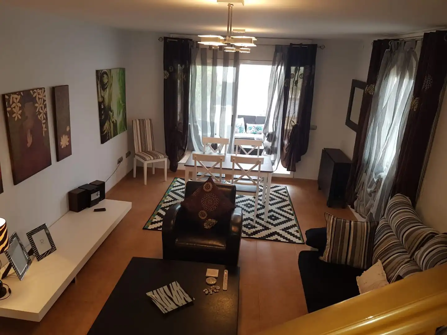Sala de estar de Casa adosada en venta en Mont-roig del Camp