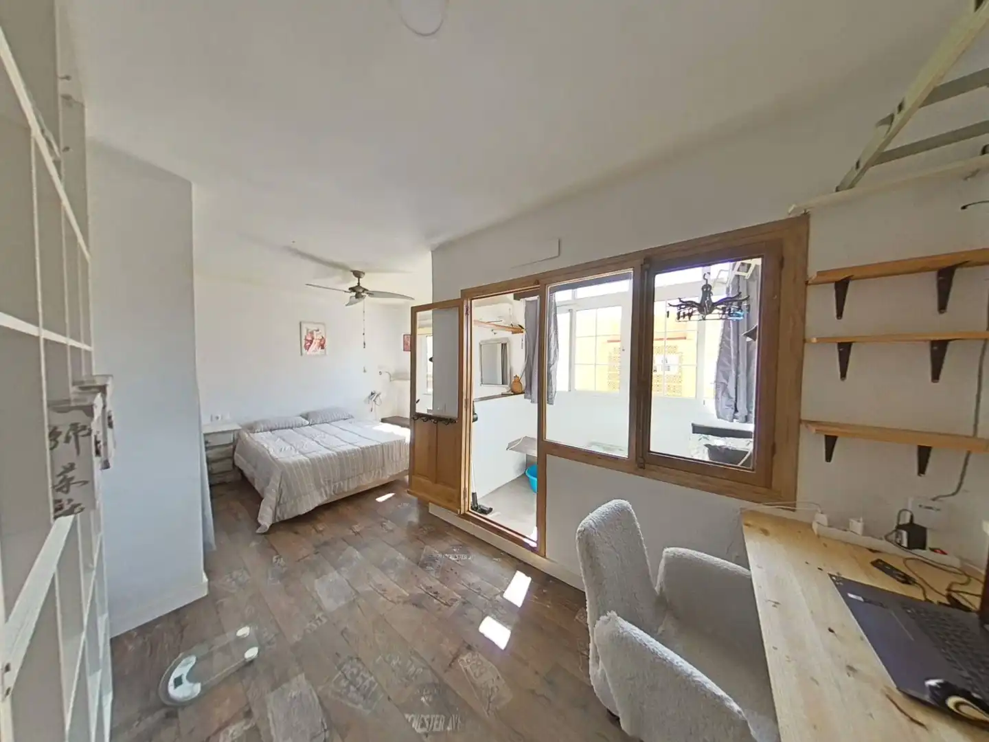 Schlafzimmer von Wohnung zum Verkauf in Málaga mit Klimaanlage, Terrasse und Möbliert