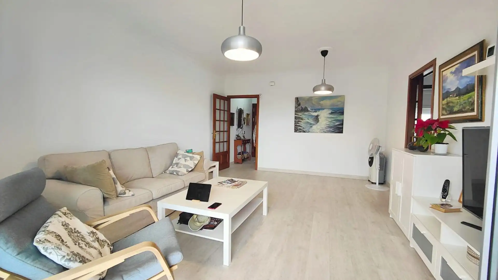 Wohnzimmer von Dachboden zum Verkauf in Santa Cruz de Tenerife mit Möbliert, Balkon und Internet