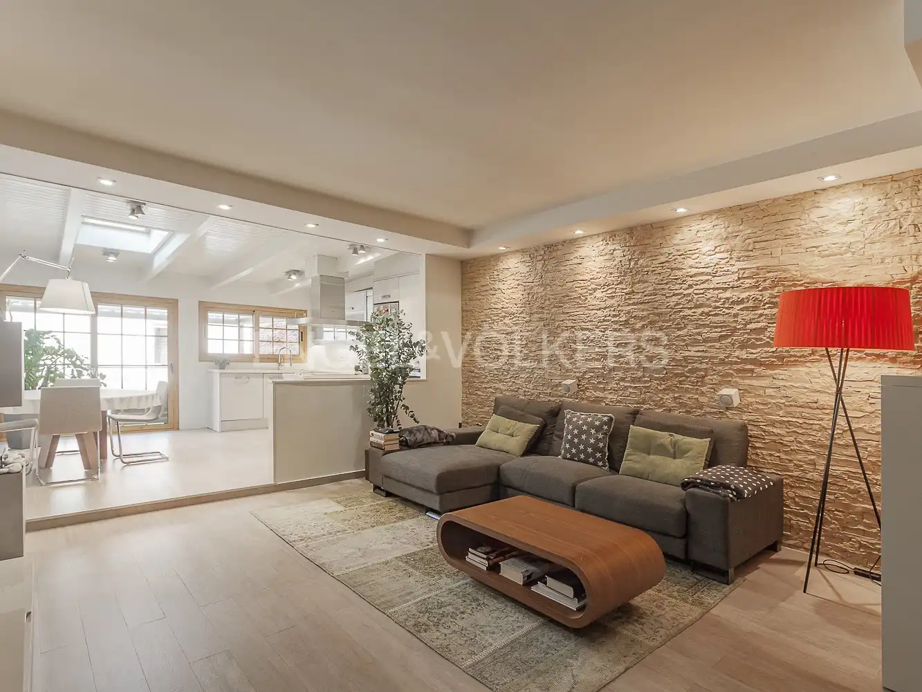 Sala de estar de Piso en venta en Sabadell con Aire acondicionado, Calefacción y Jardín privado