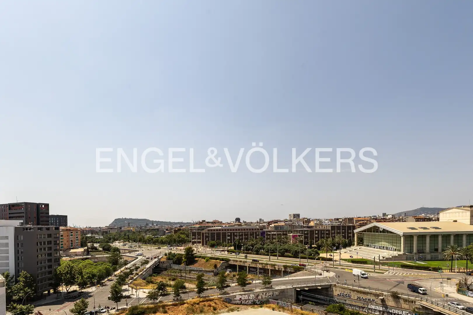Terraza de Piso de alquiler en Barcelona con Aire acondicionado, Calefacción y Parquet