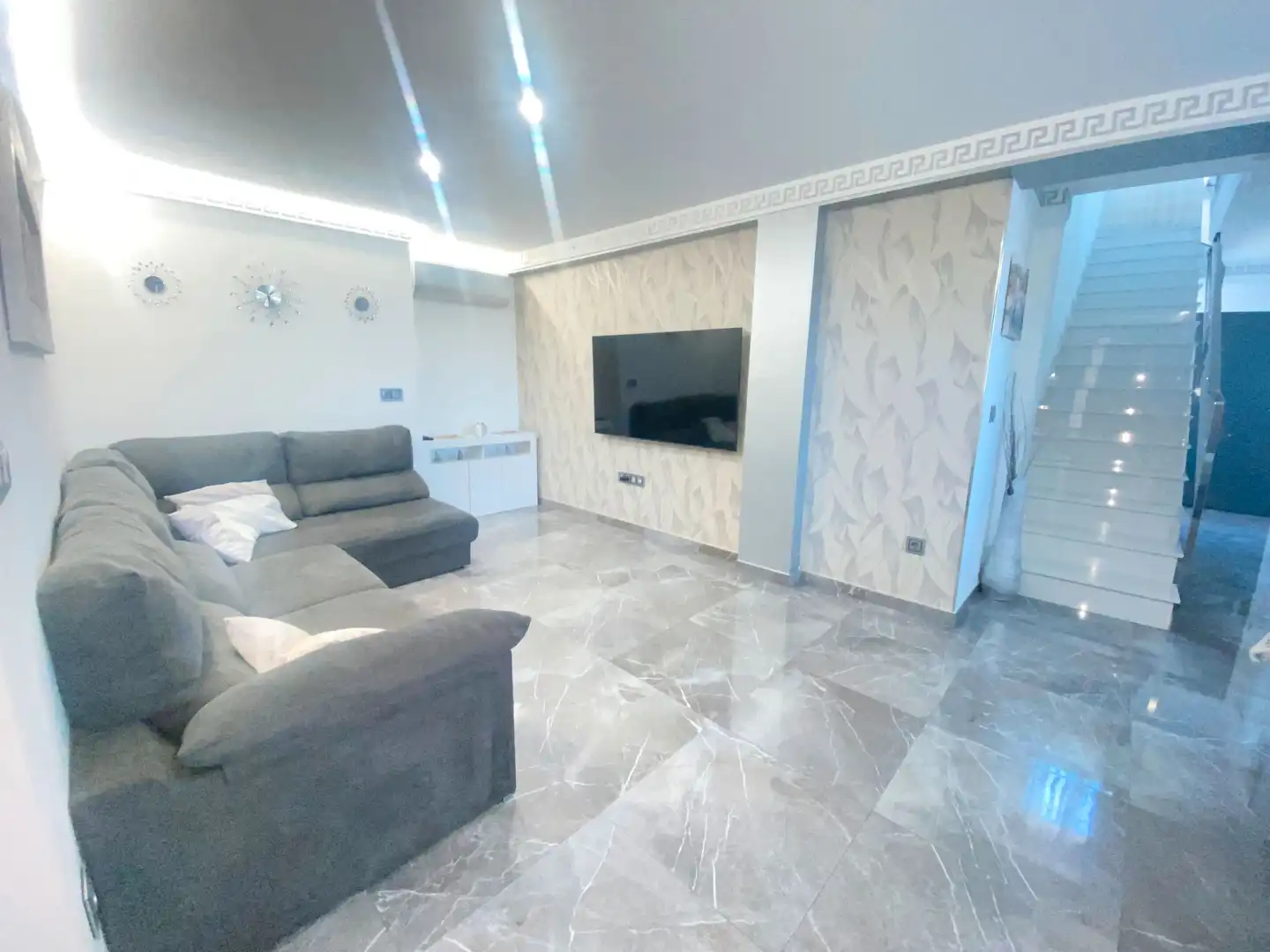 Sala de estar de Casa o chalet en venta en Carlet con Aire acondicionado, Calefacción y Horno
