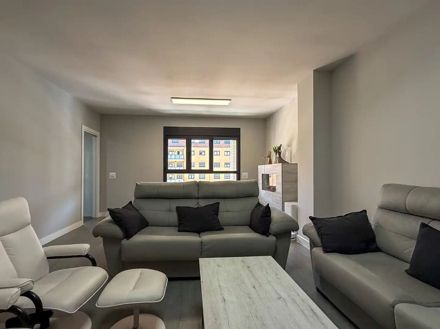 Sala de estar de Piso en venta en Guadalajara con Aire acondicionado, Calefacción y Terraza