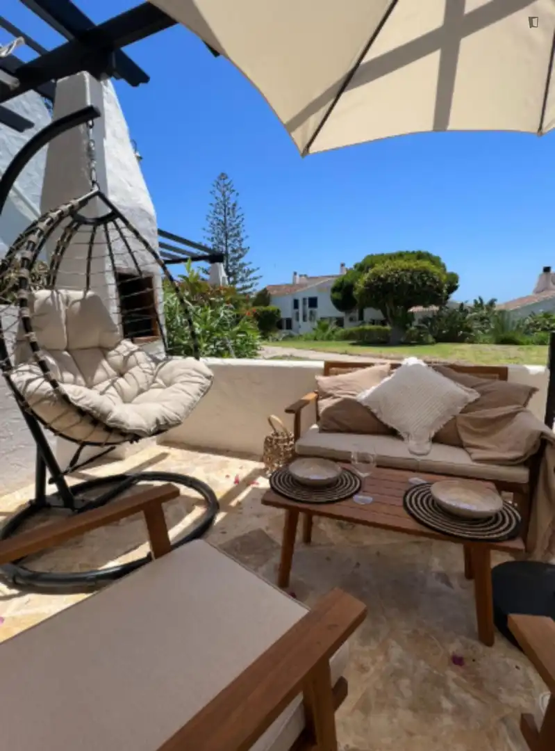 Terrassa de Casa o xalet de lloguer en Mijas amb Aire condicionat, Calefacció i Moblat