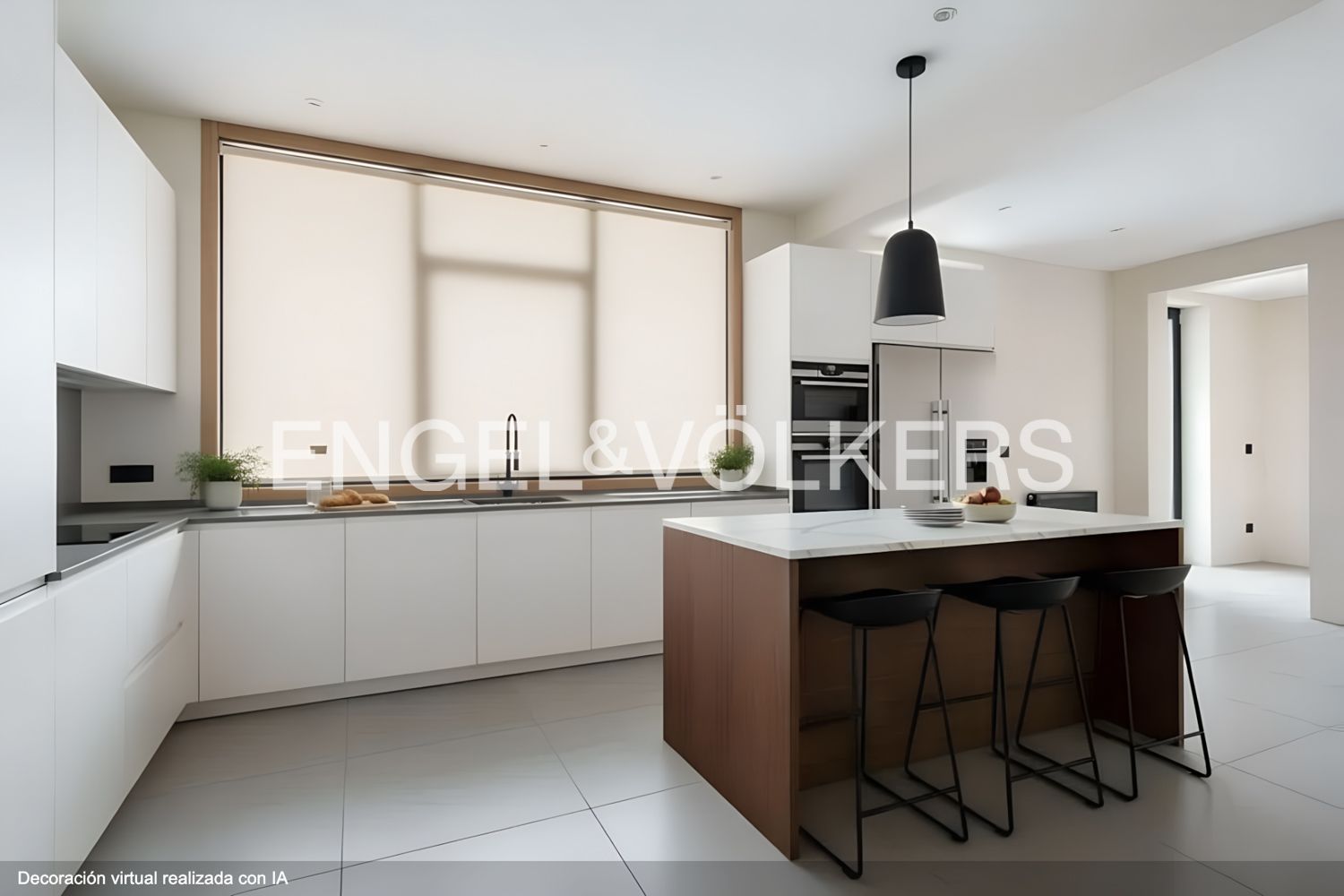 Kitchen of Apartment for sale in  Madrid Capital  with Heating and Swimming Pool