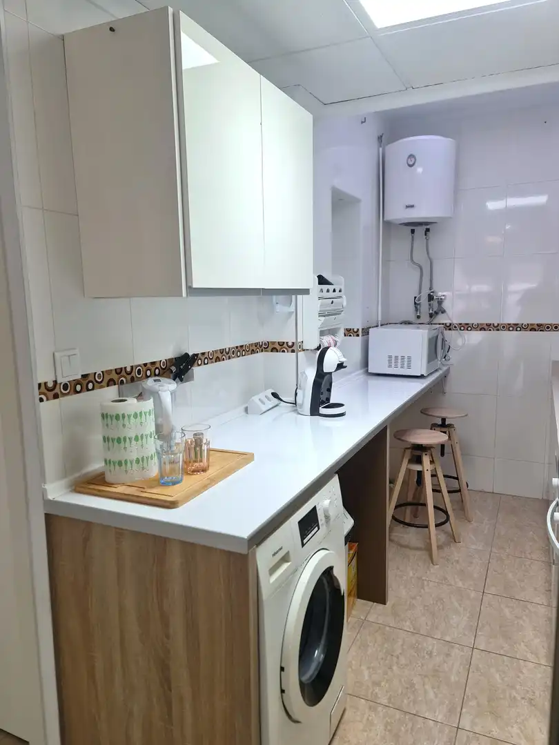 Cocina de Casa o chalet de alquiler en Santa Pola con Aire acondicionado, Jardín privado y Trastero