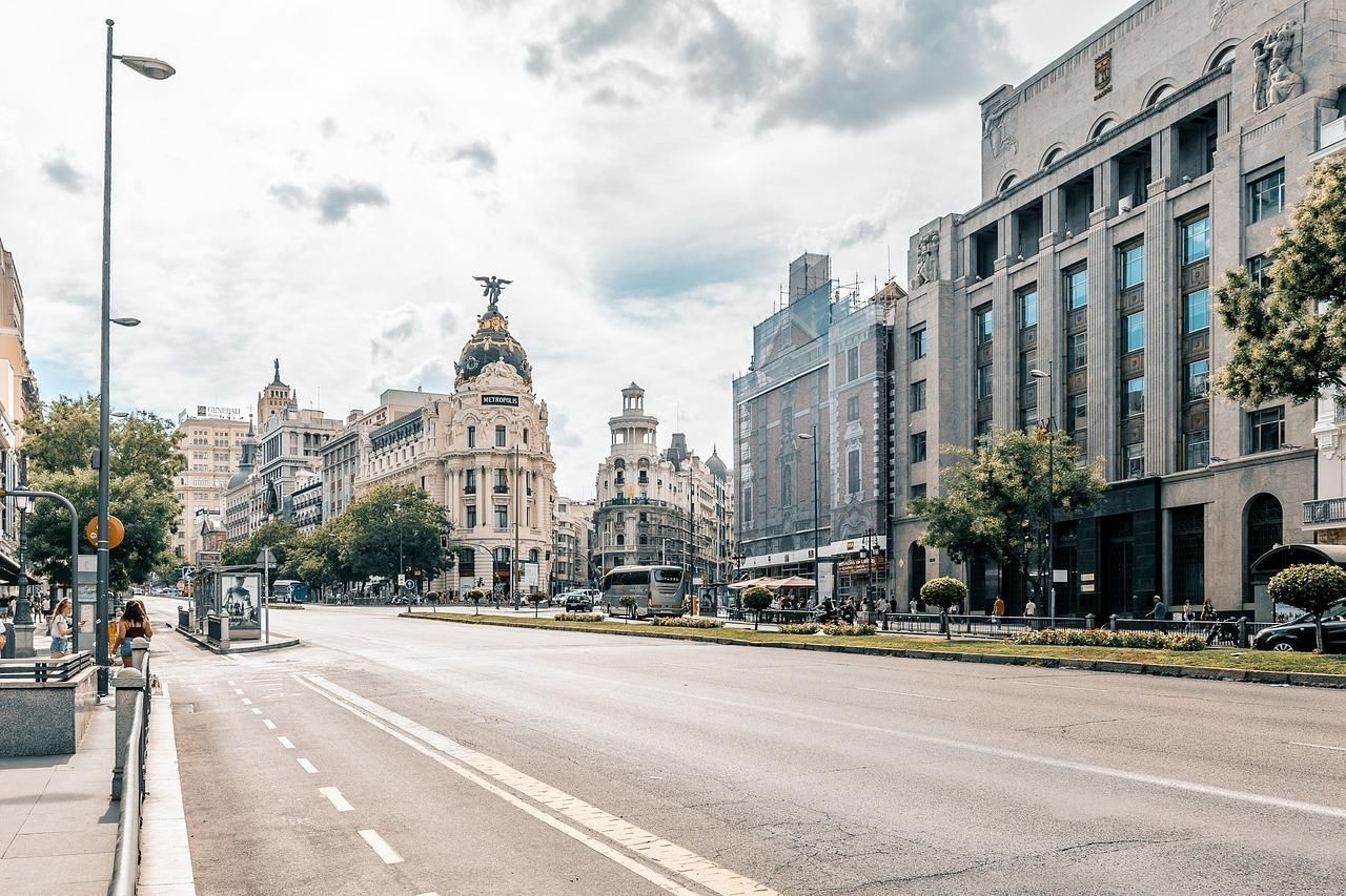 Exterior view of Garage for sale in  Madrid Capital