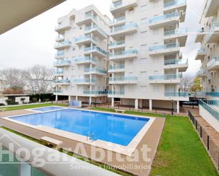 Swimming pool of Flat for sale in Piles  with Air Conditioner, Heating and Private garden