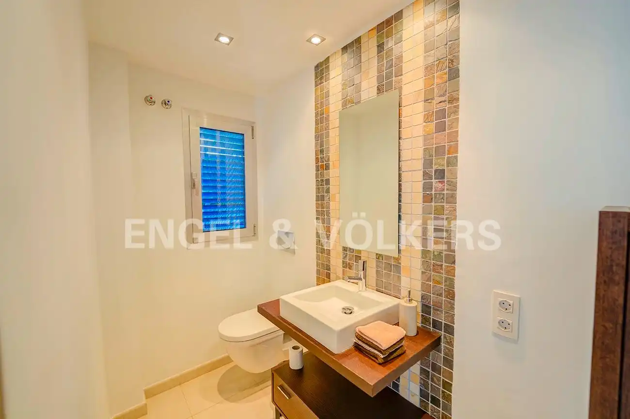 Bathroom of Houses for sale in Sant Joan d'Alacant  with Air Conditioner, Private garden and Terrace