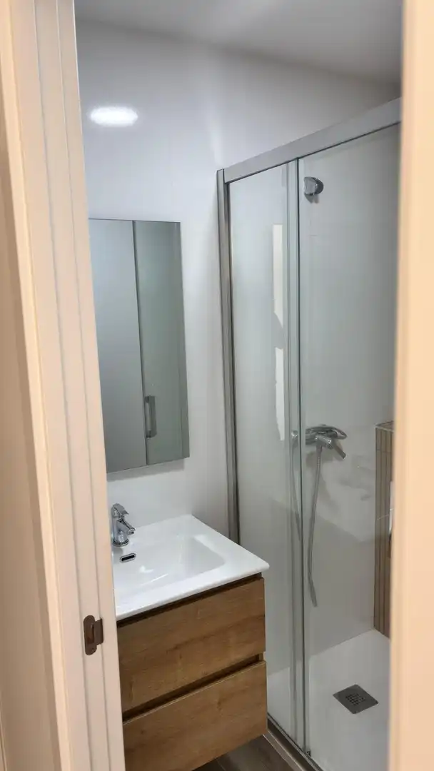 Bathroom of Flat for sale in Sevilla  with Air Conditioner, Terrace and Furnished