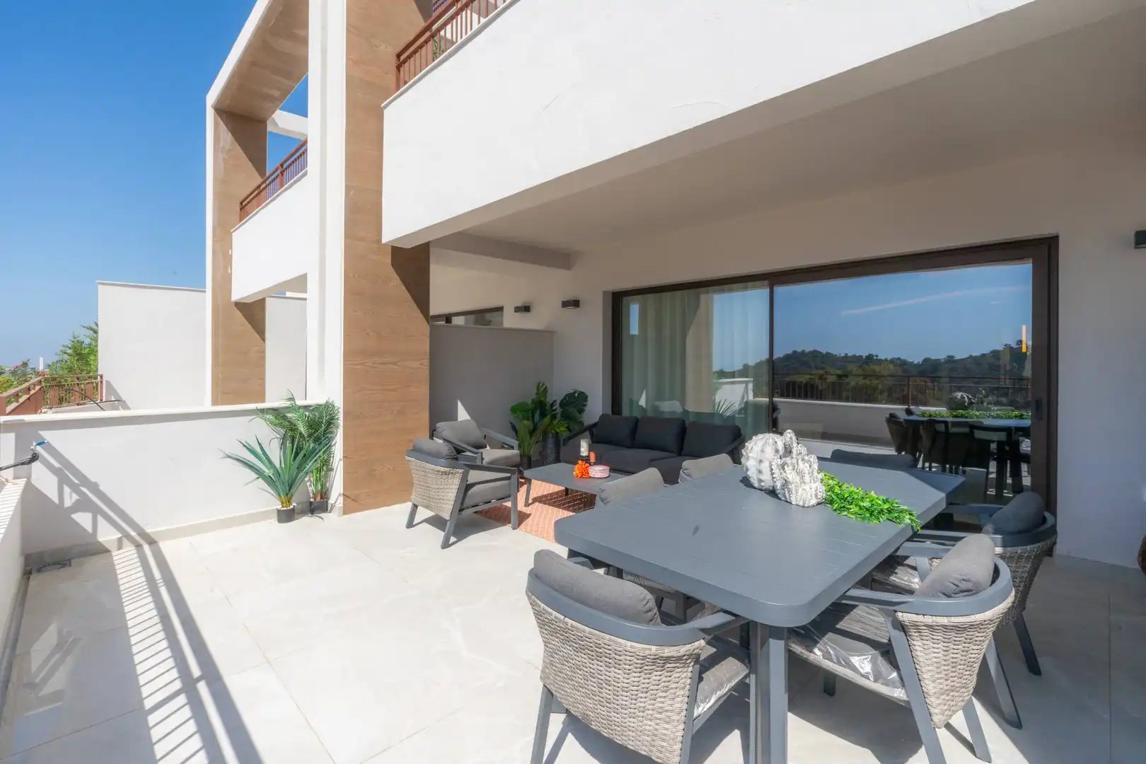 Terraza de Casa adosada en venta en Istán con Aire acondicionado, Calefacción y Jardín privado