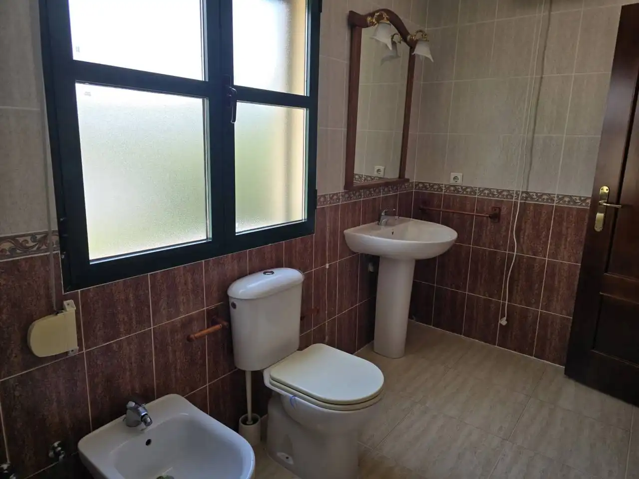 Bathroom of Houses for rent in Riba-roja de Túria  with Air Conditioner, Heating and Private garden