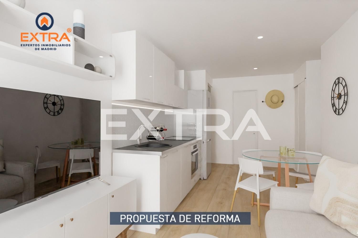 Bedroom of Flat for sale in  Madrid Capital  with Heating and Terrace