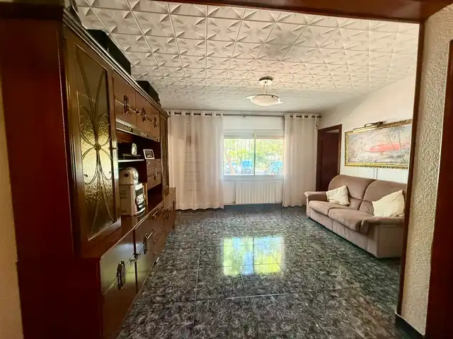 Sala de estar de Piso en venta en Barcelona con Calefacción y Trastero