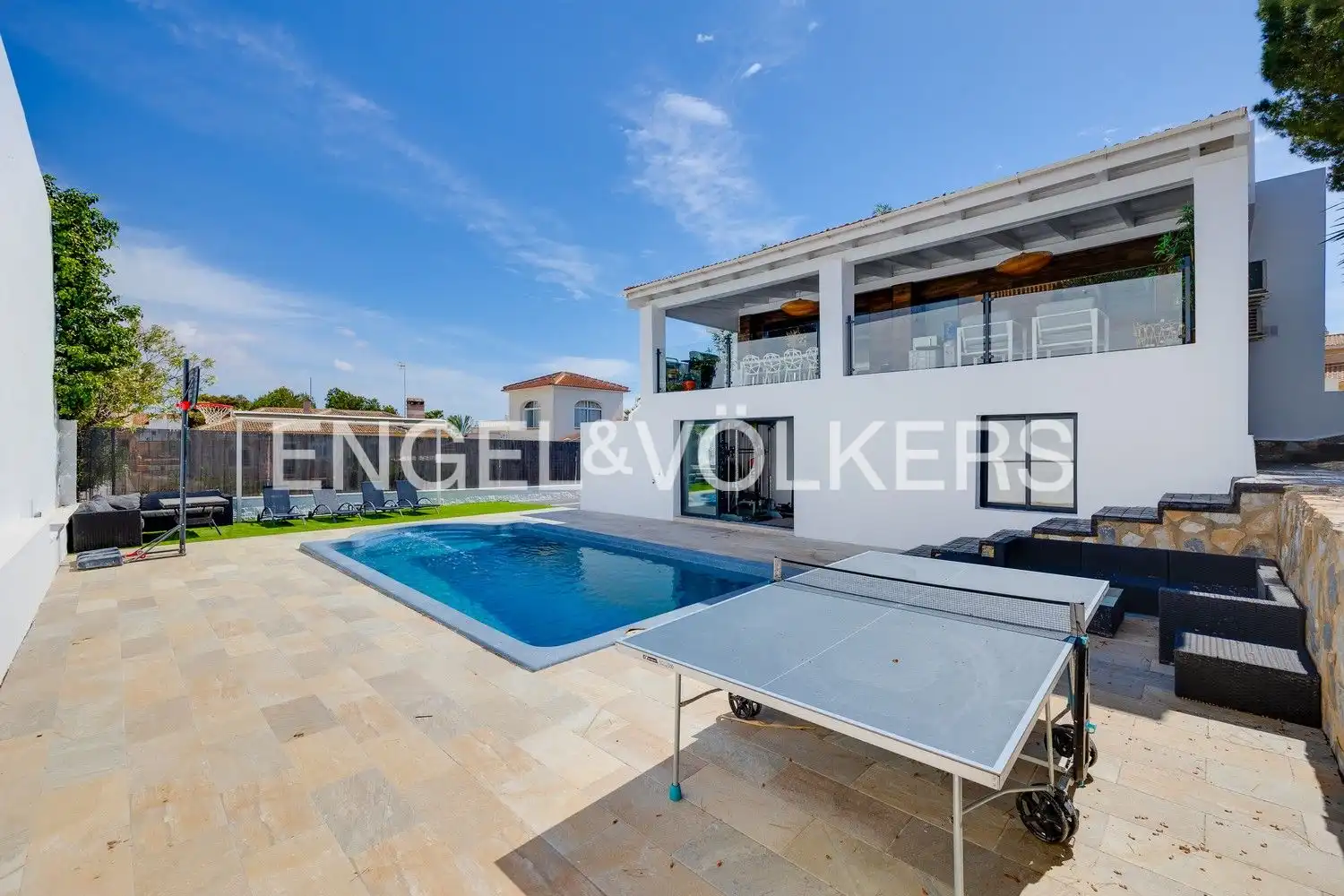 Swimming pool of Country homes for sale in Torrevieja  with Air Conditioner, Heating and Private garden