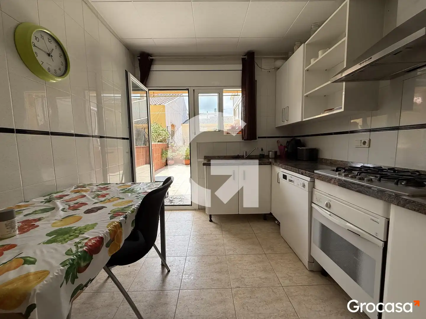 Cocina de Piso en venta en Les Franqueses del Vallès con Calefacción, Jardín privado y Terraza