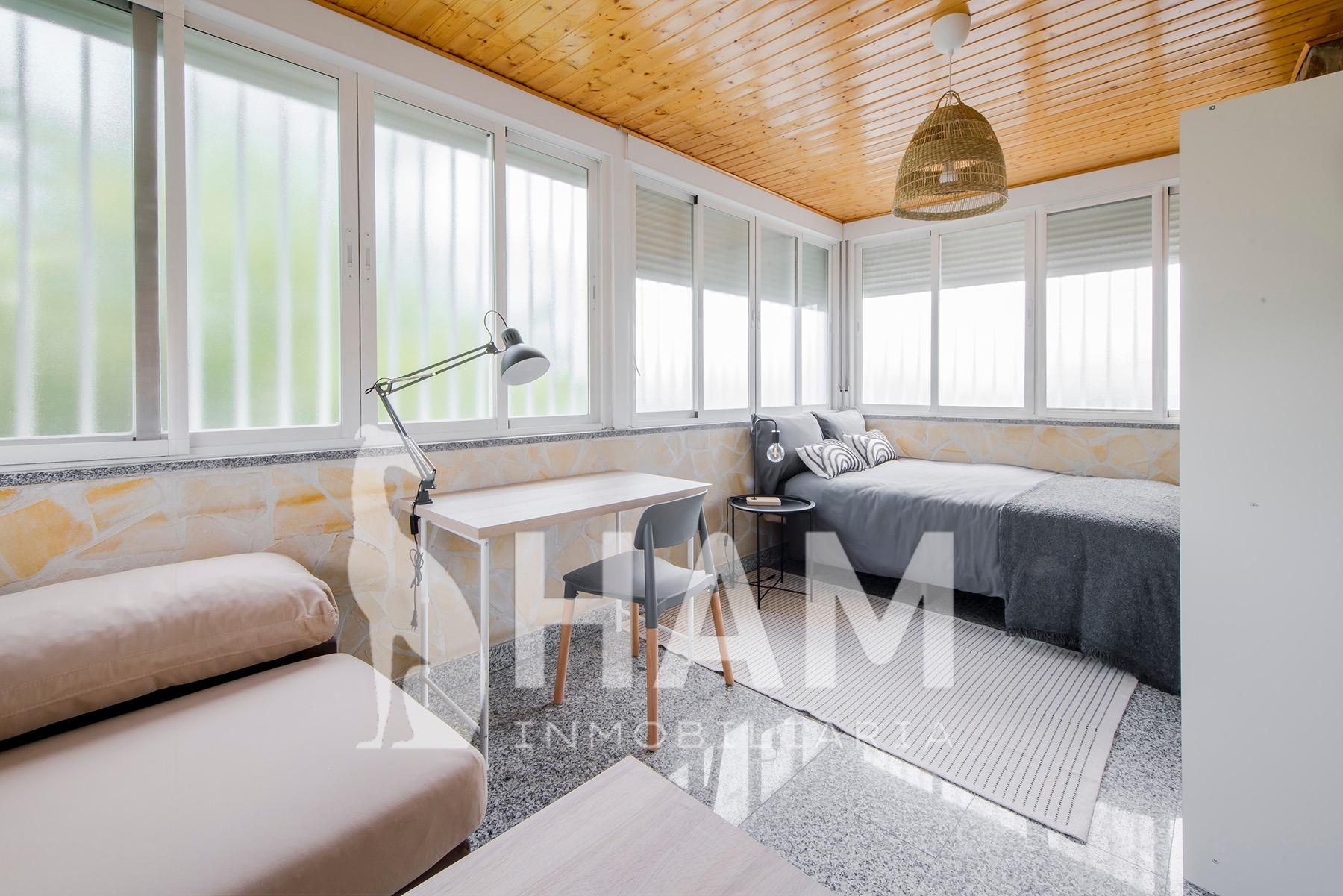 Bedroom of Flat to share in Las Rozas de Madrid  with Air Conditioner, Heating and Private garden