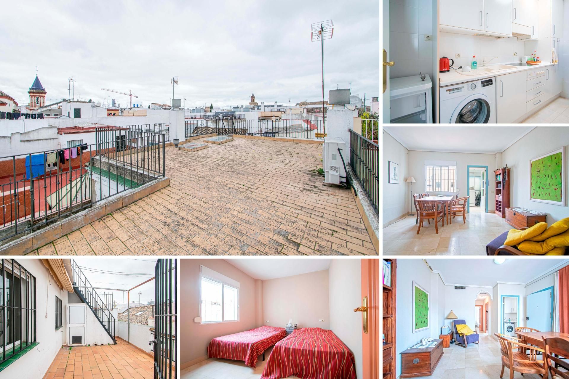 Exterior view of Attic for sale in  Sevilla Capital  with Terrace