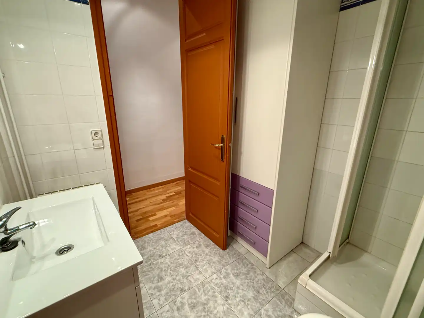 Bathroom of Flat for sale in Barcelona  with Heating, Parquet flooring and Furnished