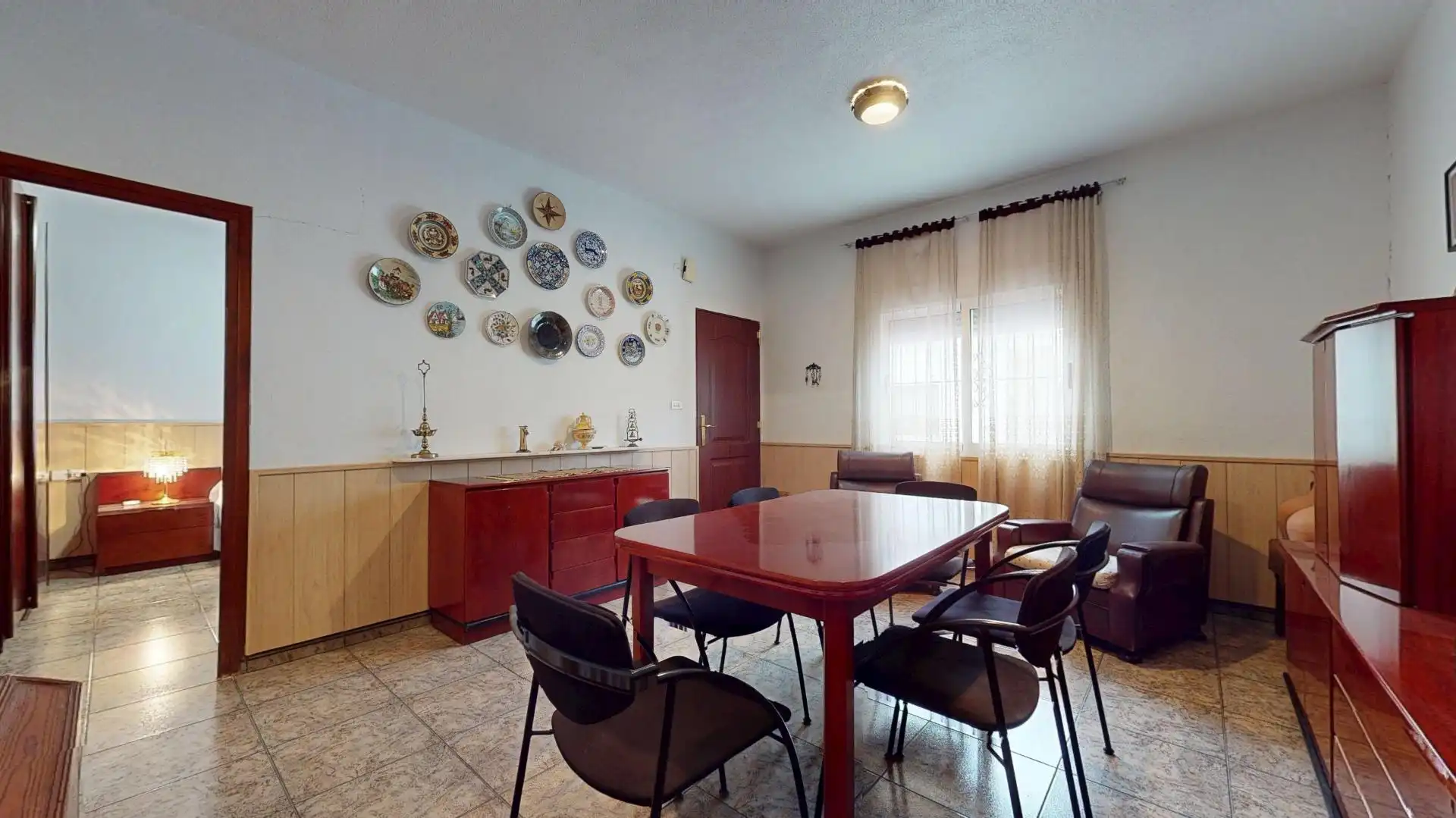 Esszimmer von Haus oder Chalet zum Verkauf in Pilar de la Horadada mit Balkon