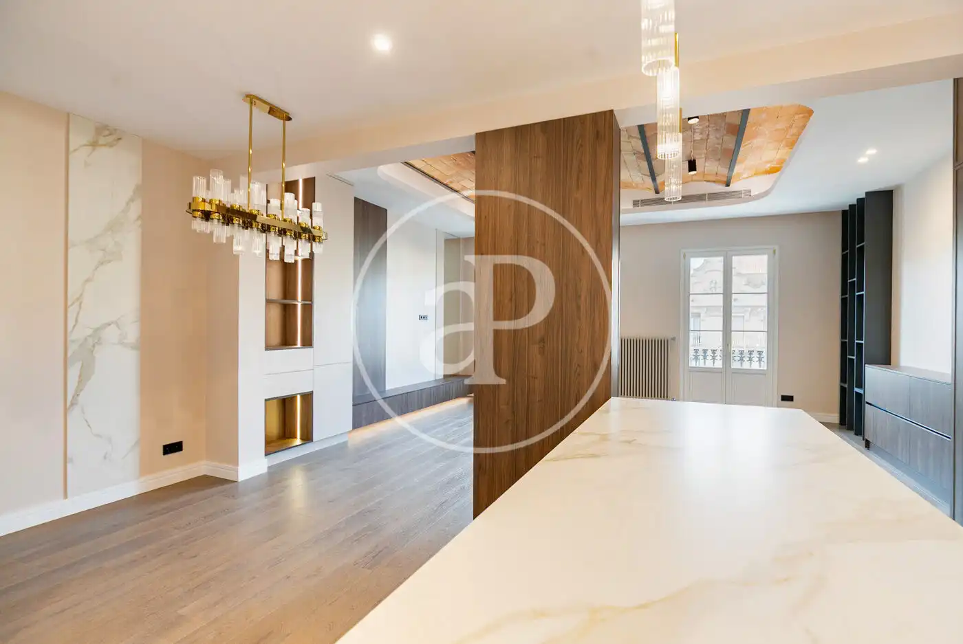 Dining room of Flat for sale in Barcelona  with Air Conditioner, Heating and Balcony