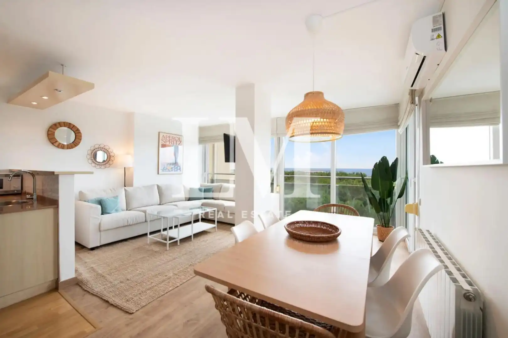 Sala de estar de Apartamento de alquiler en Gavà con Aire acondicionado, Terraza y Amueblado