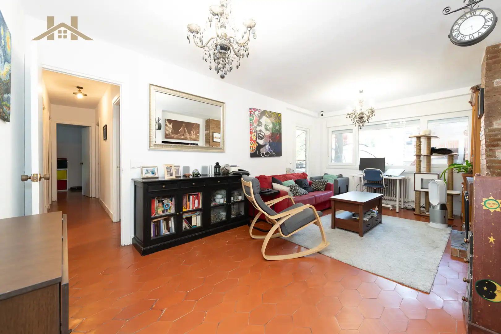 Living room of Flat for sale in Galapagar  with Terrace and Community pool