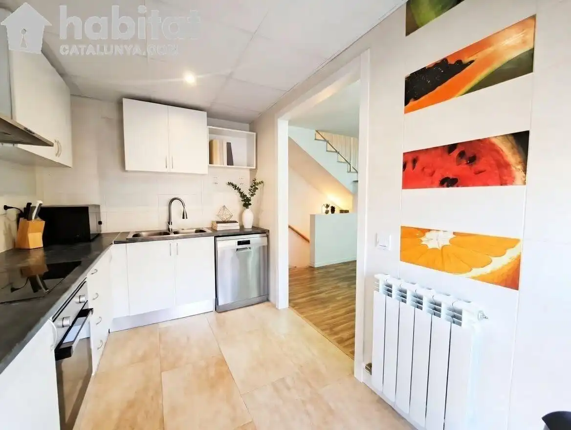 Cocina de Casa adosada en venta en Piera con Calefacción, Terraza y Alarma
